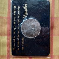 Moneta  Centenario Benito Mussolini 