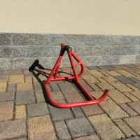 Cavalletto posteriore monobraccio moto