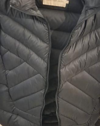 Ck piumino donna pelle d oca tg M