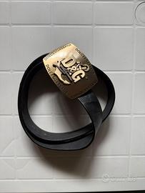 Cintura Dolce & Gabbana – Fibbia dorata D&G maxi l