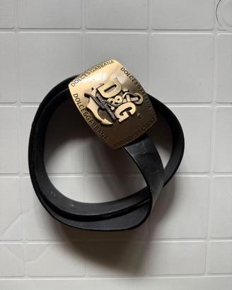 Cintura Dolce & Gabbana – Fibbia dorata D&G maxi l