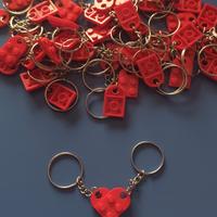 30 pezzi Lego per Portachiavi a Cuore
