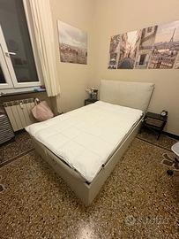 Letto contenitore una piazza e mezza