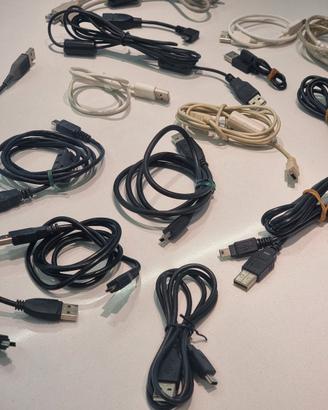 Lotto 12 cavi USB a Mini USB-B – vari modelli