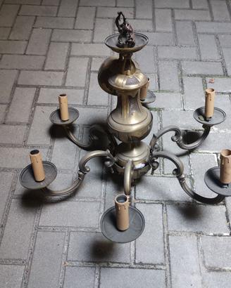 Candelabro in vero ottone