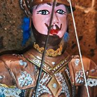 Pupo siciliano Vintage Cm 58 Armatura In Ottone  D