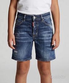 Short jeans dsquared 2 blu