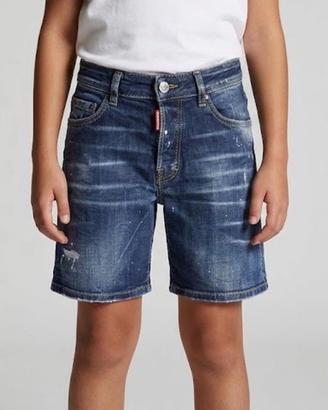 Short jeans dsquared 2 blu