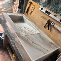 Lavandino effetto marmo