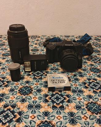 Set Vintage OLYMPUS OM-101 Power Focus + accessori