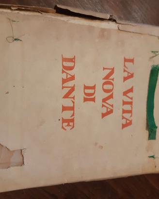 Libro "La Vita Nova" di Dante (1921)