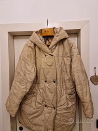 Piumino donna anni '90 in pelle vintage