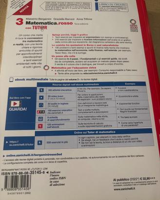 libro di matematica terza superiore