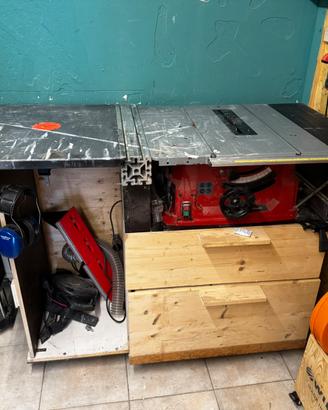 Banco sega e fresa con guide