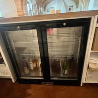 Frigo per bibite a due porte vetro