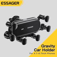 Supporto clip a gravità da auto per cellulari 