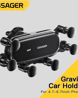 Supporto clip a gravità da auto per cellulari