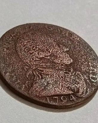 moneta 5 soldi 1794 - regno di Sardegna 