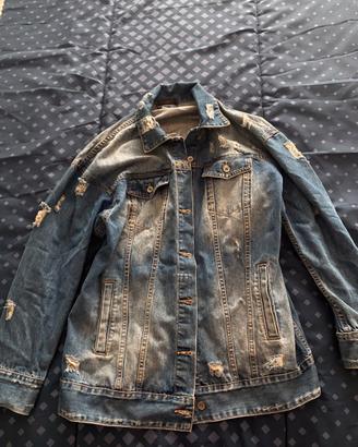 Giubotto di Jeans largo donna