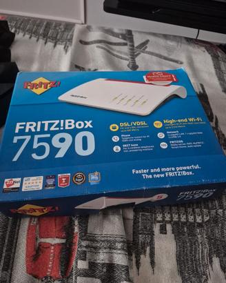Modem FRITZ!Box 7590 + FRITZ!Powerline 1220E Set