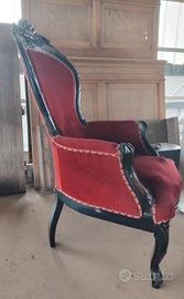 Antica poltrona stile Luigi Filippo '800