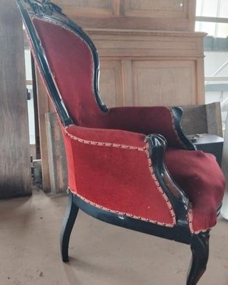 Antica poltrona stile Luigi Filippo '800