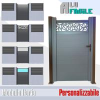 Cancello alluminio personalizzabile su misura doga