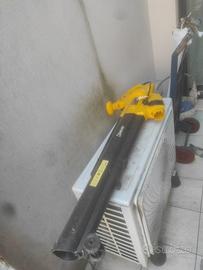 soffiatore erba aspiratore o aspiratore 