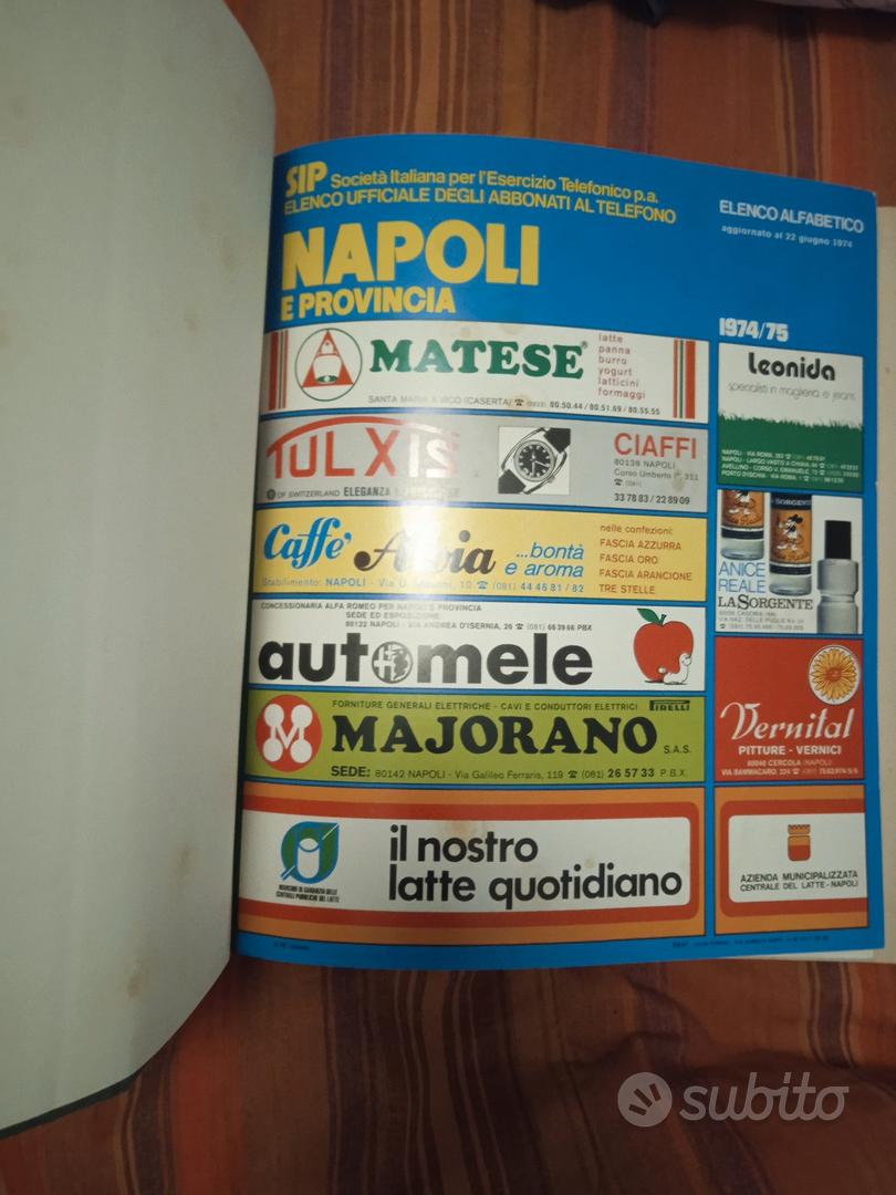 Elenco Telefonico Napoli 74/75, image size:810x1080