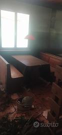 tavolo con panche