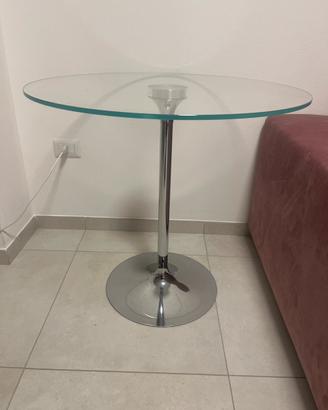 Tavolo vetro tulipano MIDJ