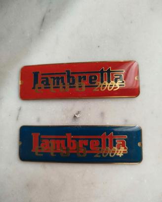 Targhette Lambretta