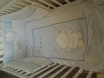 Set prenatal paracolpi + piumino + copri-piumino