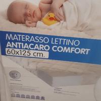 Materasso antiacaro per lettino