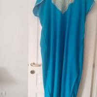 Caftano turchese originale egiziano