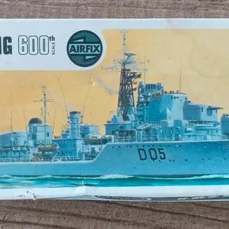 Airfix model kit plastic Ship 600th scale "H.M.S.