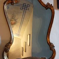 Specchio antico dorato