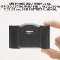 Minox 35 due brochure anni 80