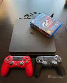 Playstation 4 500gb + 2 joystick + 2 games