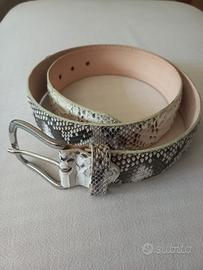 Cintura In Vero Pitone cm.104x4