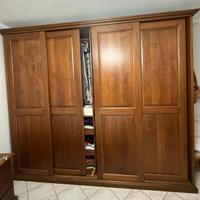 Camera da letto in noce italiano