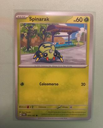 Carta Pokémon Spinarak 004/167