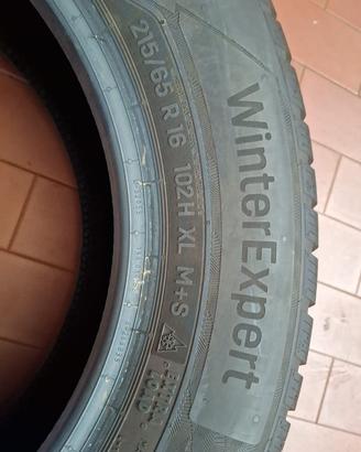 4 Gomme Invernali Uniroyal 215/65 R16 - Come Nuove