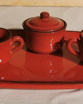 Vintage anni 80 coppia tazzine ceramica