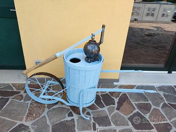 Carriola per verderame per abbellimento