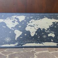 Quadro Scaldante Elettrico Mappa del Mondo