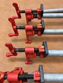Morsetti Bessey tubo zinc. filetteto pipes clamps