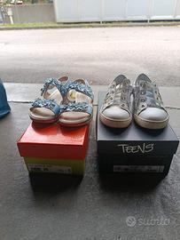 2 paia di scarpe n.28