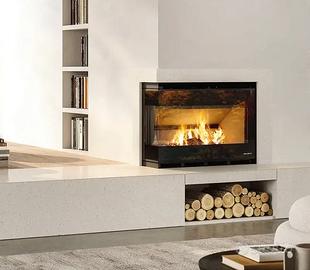 Inserto a legna Palazzetti GTM 80 Angolare SX