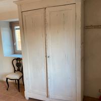 Armadio vintage bianco